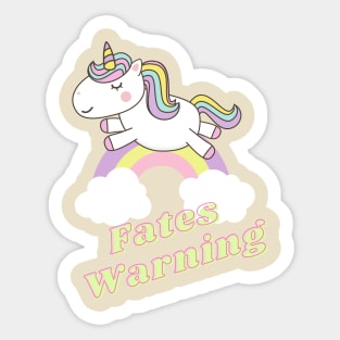 fate ll unicorn Sticker
